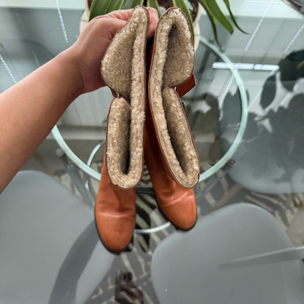 Tan Leather Riding Boots - Picture 4 of 11